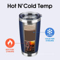 20oz Reusable Metal Travel Coffee Mug vacuum tumbler stainless steel personalized  power coating tumbler Cup